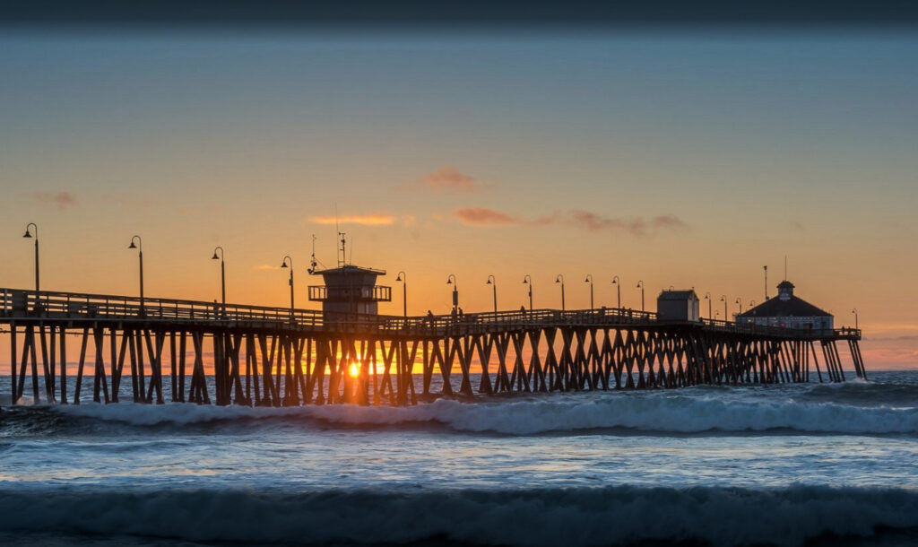 imperial beach pier sunset