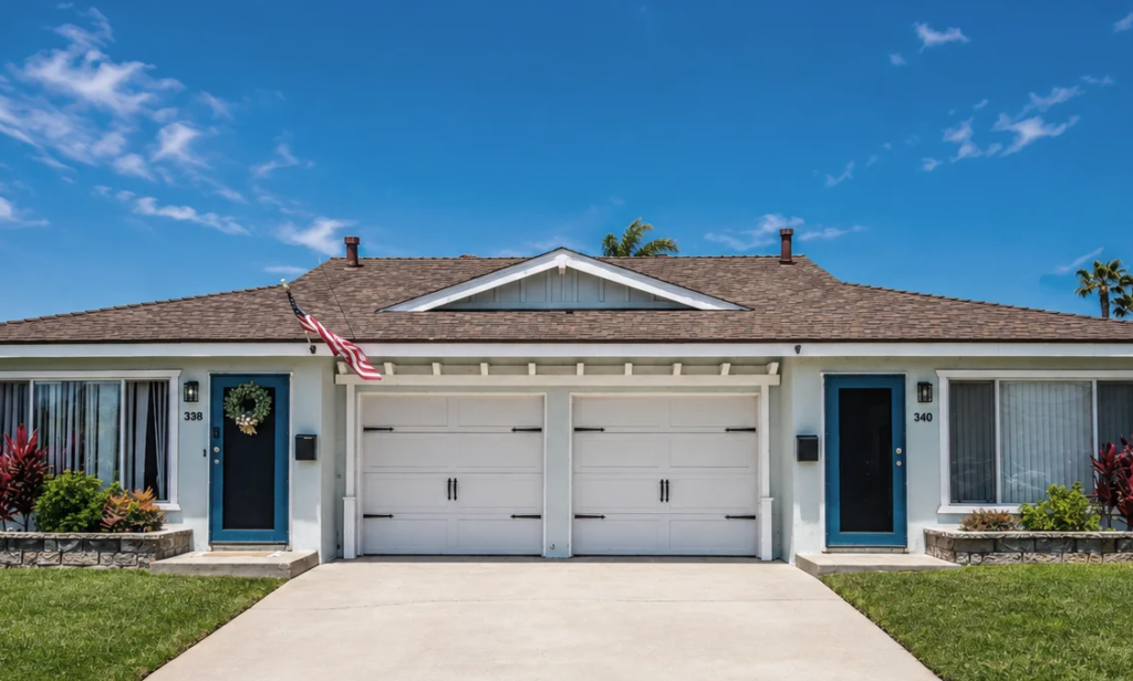 Home dahlia duplex front elevation